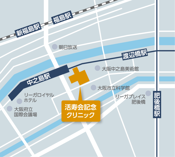 活寿会記念クリニックの地図